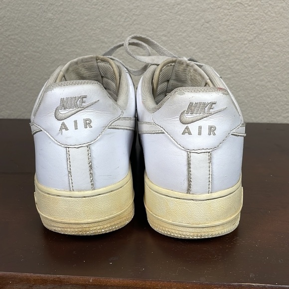 Nike Air Force 1 AF1 82 White Low Top Sneakers Mens Athletic Shoes Sz 10.5 main image 9